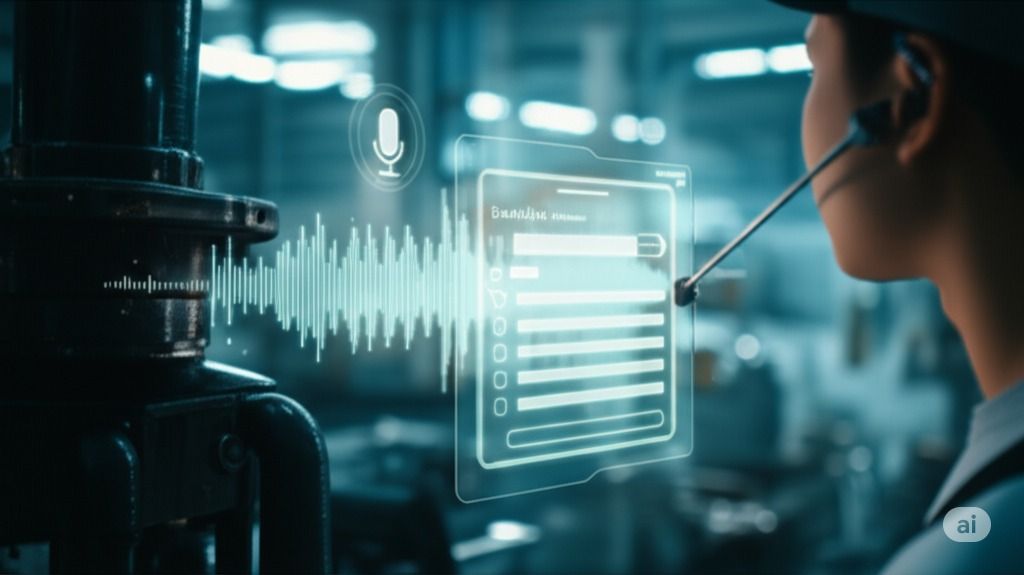 生成AIを使った製造現場改善例：音声入力による作業者の記録時間短縮