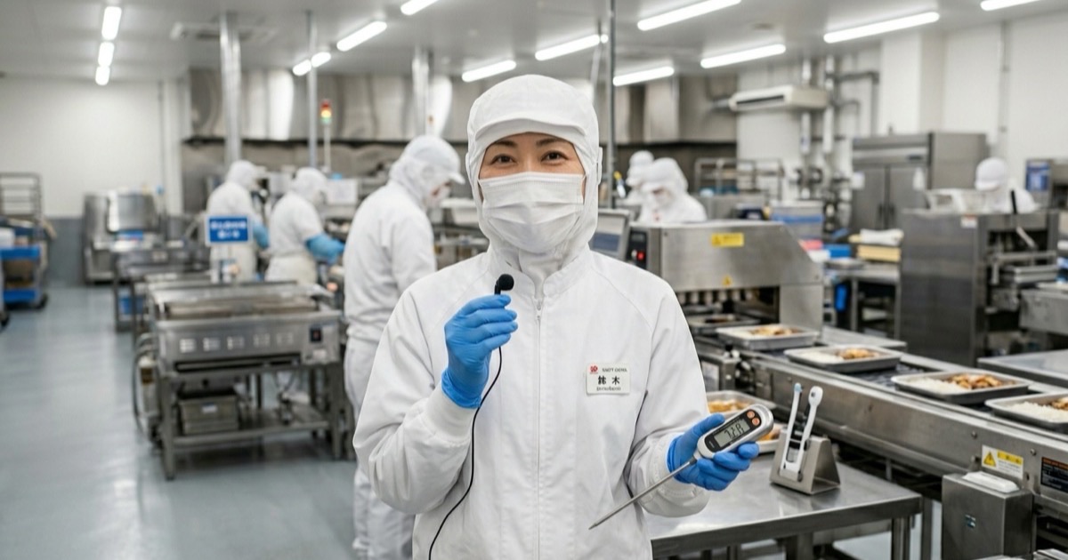 HACCP記録の「紙の手書きと転記」を音声入力で解放 ─「ながら記録」で実現する衛生手袋のままのリアルタイム記録