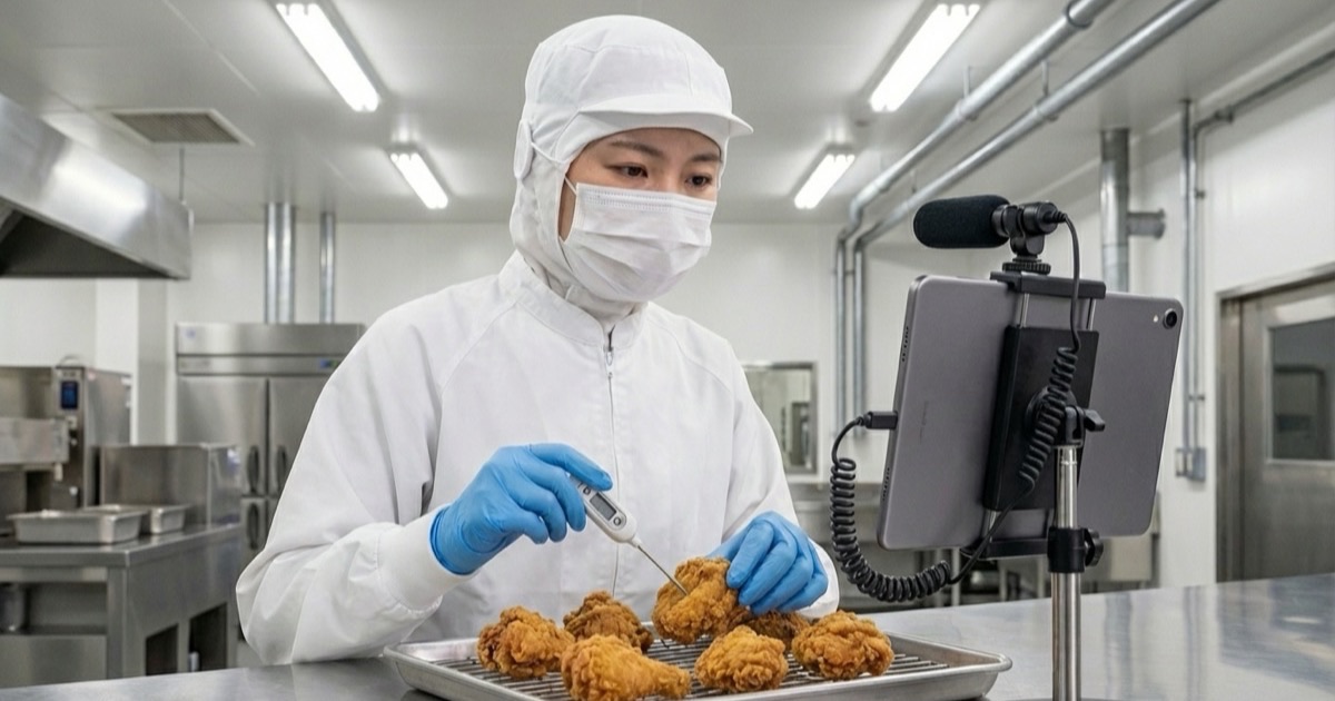 HACCPアプリの「手袋でタブレットを触れない」をAI音声入力で解放 ─「ながら記録」で実現するHACCP電子化の定着